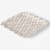 先生 |教育は生命そのものである ペーパープレート (傾斜あり)