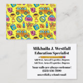 先生/教育名刺 名刺 (正面/裏面)