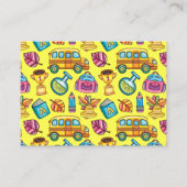 先生/教育名刺 名刺 (正面)