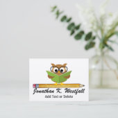 先生/教育機関別名刺(SRF) 名刺 (スタンド正面)