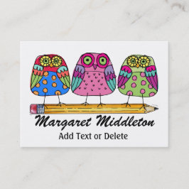 先生/教育機関別名刺(SRF) 名刺