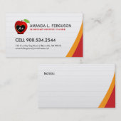 先生-教育者の名刺 名刺 (正面/裏面)