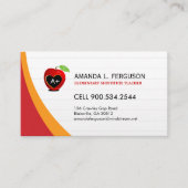 先生-教育者名刺 名刺 (正面)