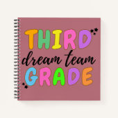 先生、新学期、先生チーム ノートブック (正面)