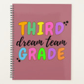 先生、新学期、先生チーム プランナー手帳 (正面)