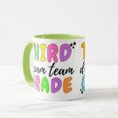 先生、新学期、先生チーム マグカップ (正面左)