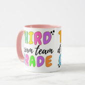 先生、新学期、先生チーム マグカップ (正面左)