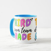 先生、新学期、先生チーム マグカップ (正面左)