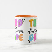 先生、新学期、先生チーム マグカップ (中央)