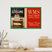 先生/校長/学校/ホームデコールポスター ポスター (キッチン)