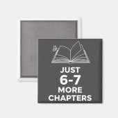 先生、残り6-7章だけ！面白い本の読み方教えます マグネット (正面/裏面)