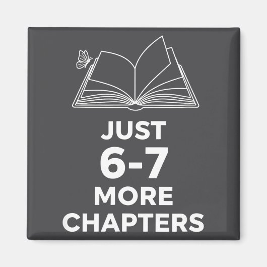先生、残り6-7章だけ！面白い本の読み方教えます マグネット (正面)