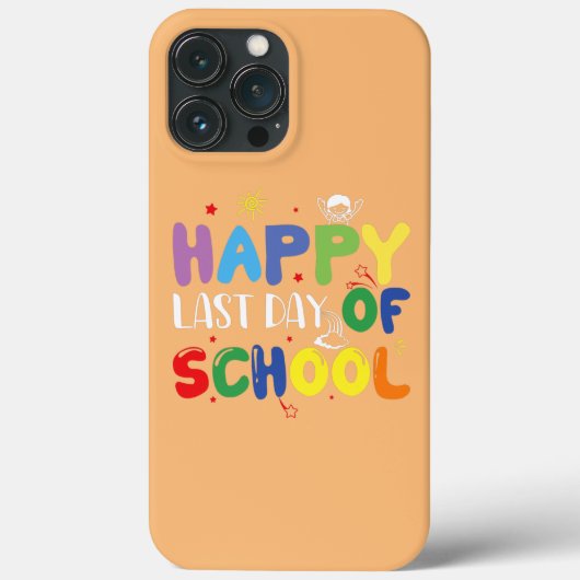 先生・生徒のための最後の学校の日のお祝い Case-Mate iPhoneケース (裏面)