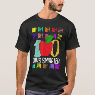 先生 生徒 100日目 スマート ハッピー 100日 Tシャツ