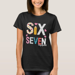 先生・生徒 6 S 67 日間学校に耐えた Tシャツ