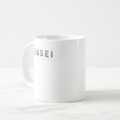 先生 – 神話レジェンド武術アーツトレーナー空手T コーヒーマグカップ (正面左)