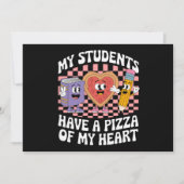 先生 私の生徒たちは 私のハートのピザを持っています シーズンカード (正面)