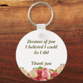 先生 |私は出来る信じため キーホルダー (正面)