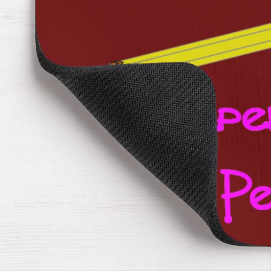 先生、秘書等のための2本の鉛筆のギフト無し マウスパッド (コーナー)