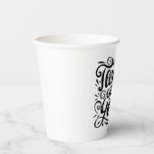 先生 紙コップ (正面)