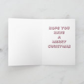 **先生**聖降誕祭お目出とう シーズンカード (内部)