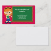 先生*背景色の選択 名刺 (正面/裏面)