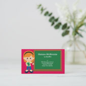 先生*背景色の選択 名刺 (スタンド正面)