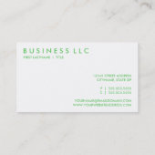 先生。（色のカスタマイズが可能） 名刺 (裏面)