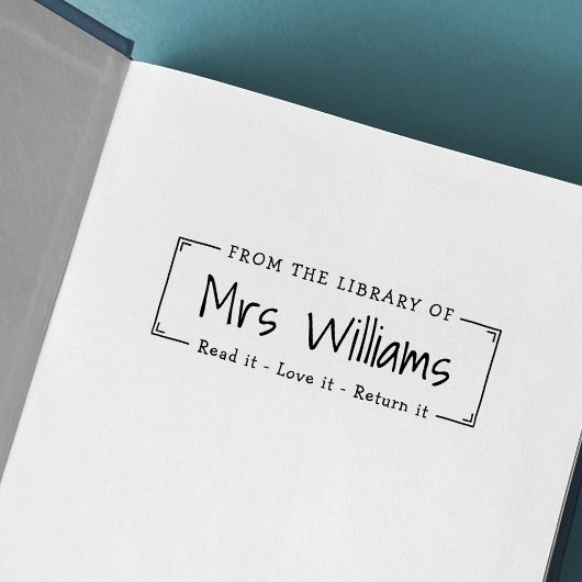 先生:蔵書票・ゴム印鑑 ラバースタンプ