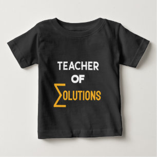 先生∑解数数学先生 ベビーTシャツ
