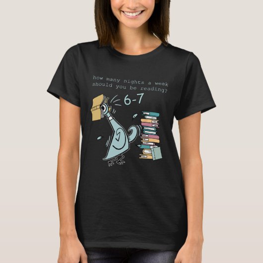 先生 週に何晩6-7時間勉強すべき? Tシャツ (正面)