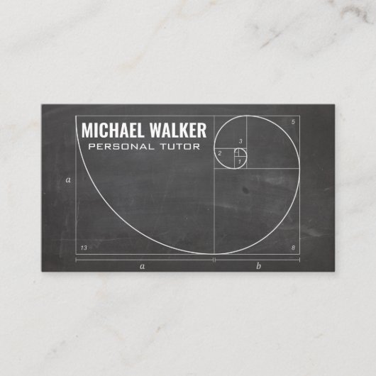 先生 | 黄金比 名刺 (正面)