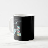 先生 6-7 週に何晩読書すべき? コーヒーマグカップ (正面左)