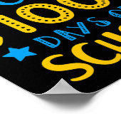 先生- Happy 100th Day Of School 100をクリック ポスター (角)