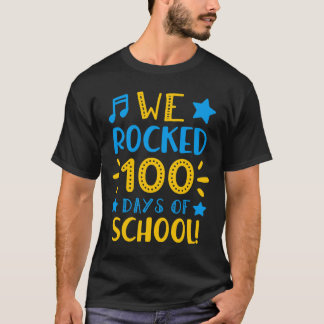 先生- Happy 100th Day Of School 100をクリック Tシャツ
