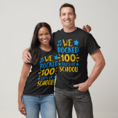 先生- Happy 100th Day Of School 100をクリック Tシャツ (ユニセックス)