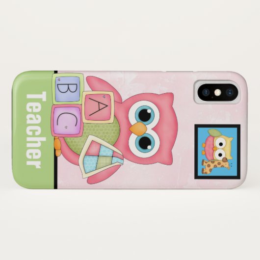 先生- iPhone Xケース Case-Mate iPhoneケース (裏面(横))