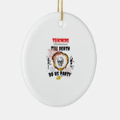 先生- Till Death Do Usパーティー セラミックオーナメント (右)