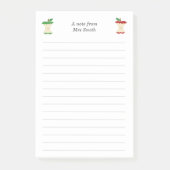 先生Appleコアとライン ポストイット (正面)