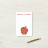 先生Appleパーソナライズされた School教室 ポストイット (デスク上)