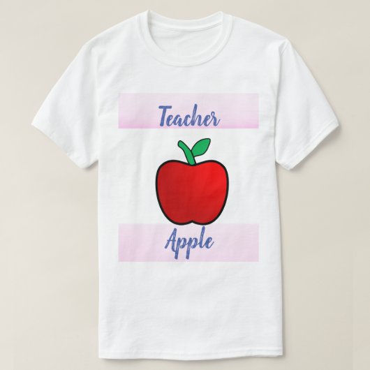 先生Apple Tシャツ (デザイン正面)