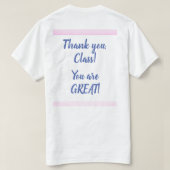 先生Apple Tシャツ (デザイン裏面)