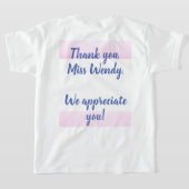 先生Apple Tシャツ (レイダウン裏面)