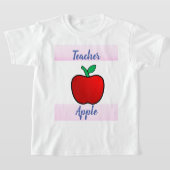 先生Apple Tシャツ (レイダウン)