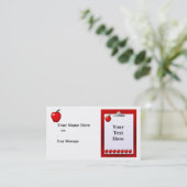 先生Applesクリップボード名刺 名刺 (スタンド正面)