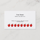 先生Applesクリップボード名刺 名刺 (裏面)