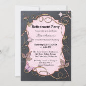 先生Blackboardリタイアメントパーティの招待状 招待状 (正面)