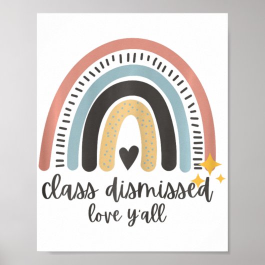 先生CL Love Y'All Last Day Of School ポスター (正面)