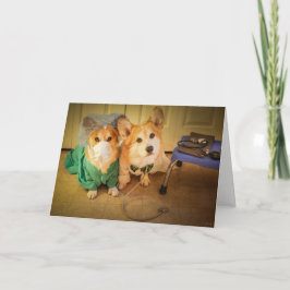 先生Corgiおよびナースはよりよくすぐに感じます カード