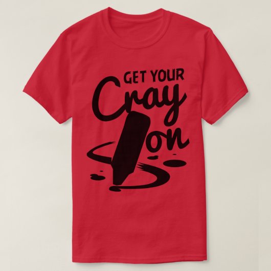 先生Cray On Tシャツ (デザイン正面)